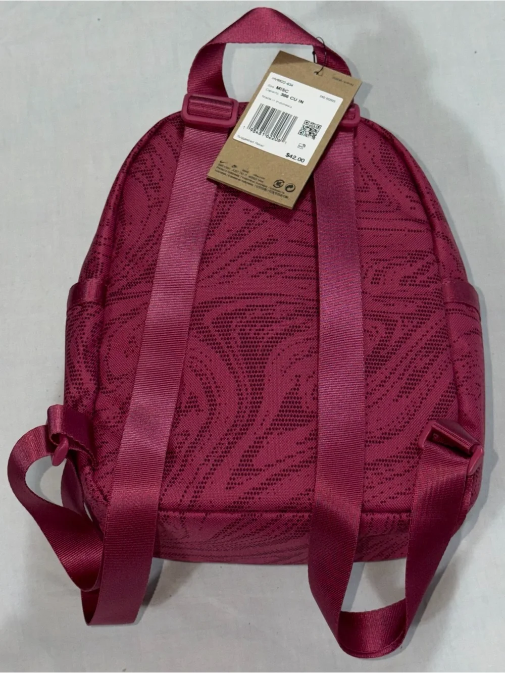 Nike Futura 365 Mini Backpack 6L Sweet Beet Burgundy Crush NWT HV6622-634
